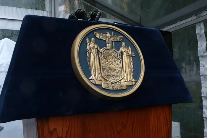 A photo of The State Seal Of New York